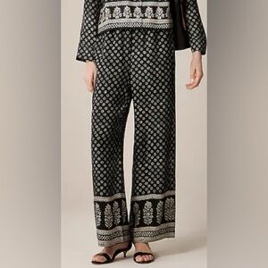 J. Crew Black and White Patterned Pants